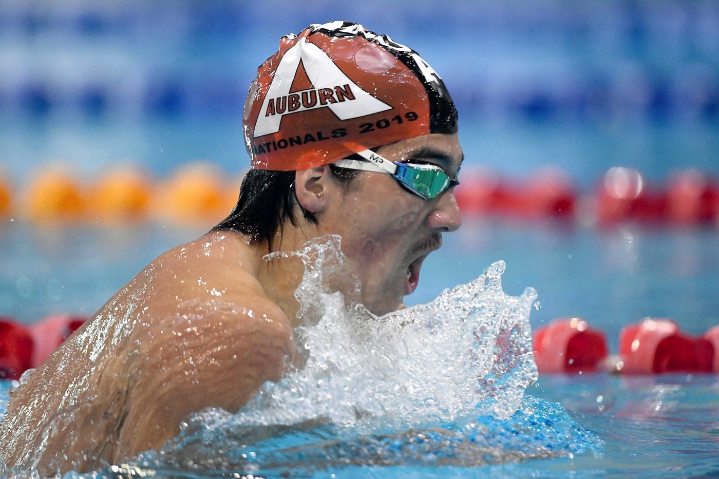 world record half mile swim