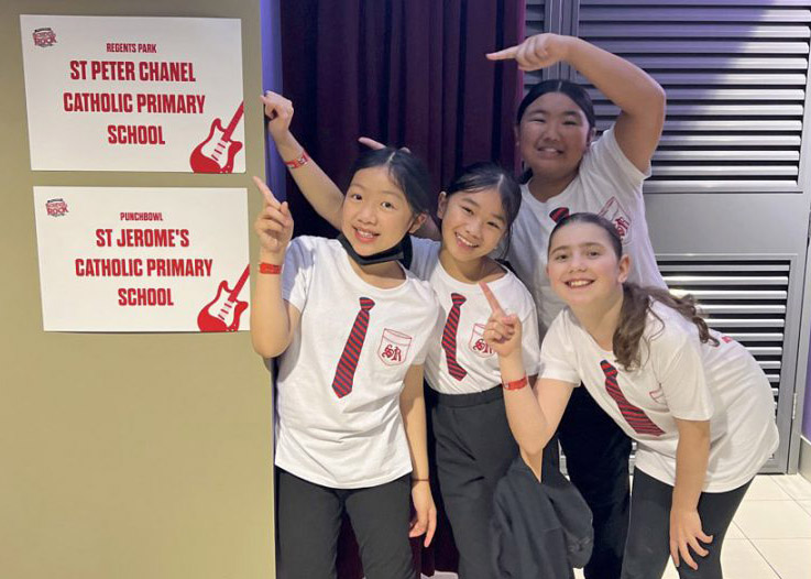 St Peter Chanel students join thousands in ‘School of Rock’ - Torch ...