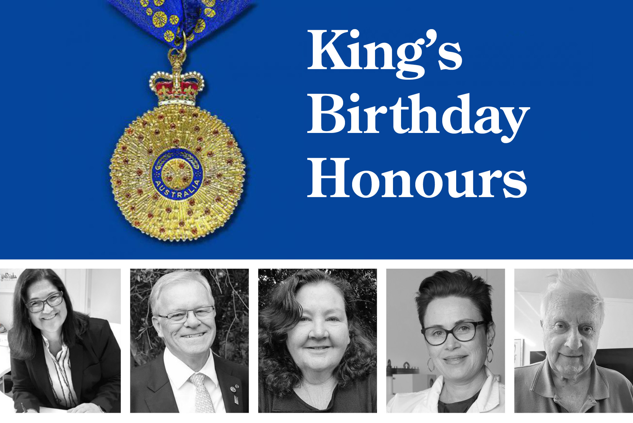 Five awarded medal King’s Birthday Honours LocalNewsPlus
