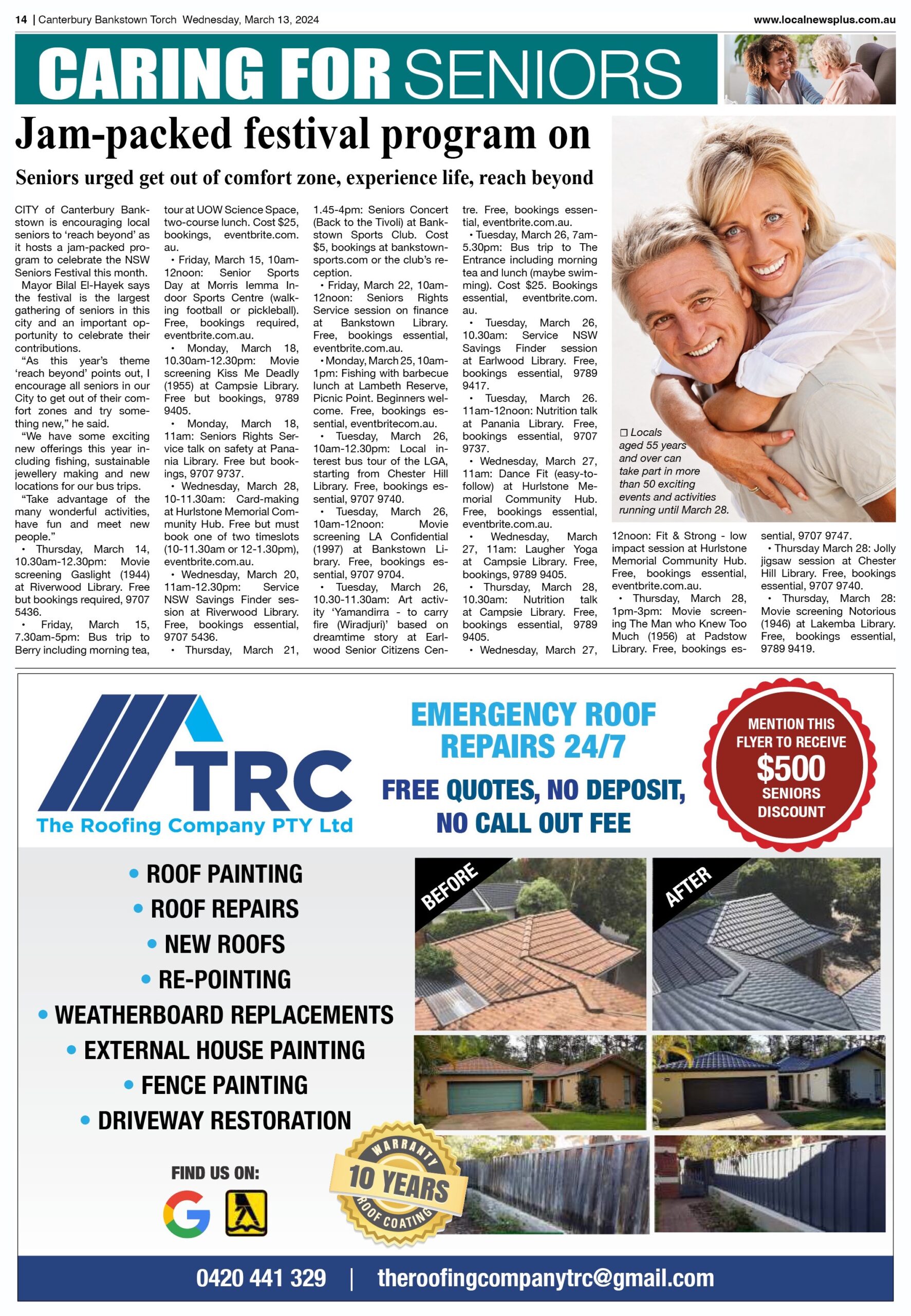 Torch 13 March, 2024 - Torch Publishing - Local News Plus